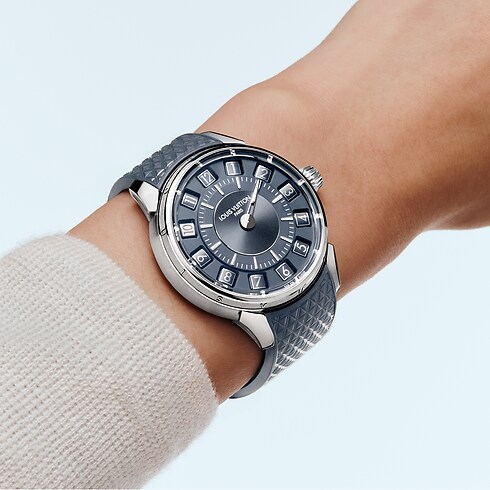 Montre Tambour Spin Time, automatique, 39,5 mm, or blanc autre vue