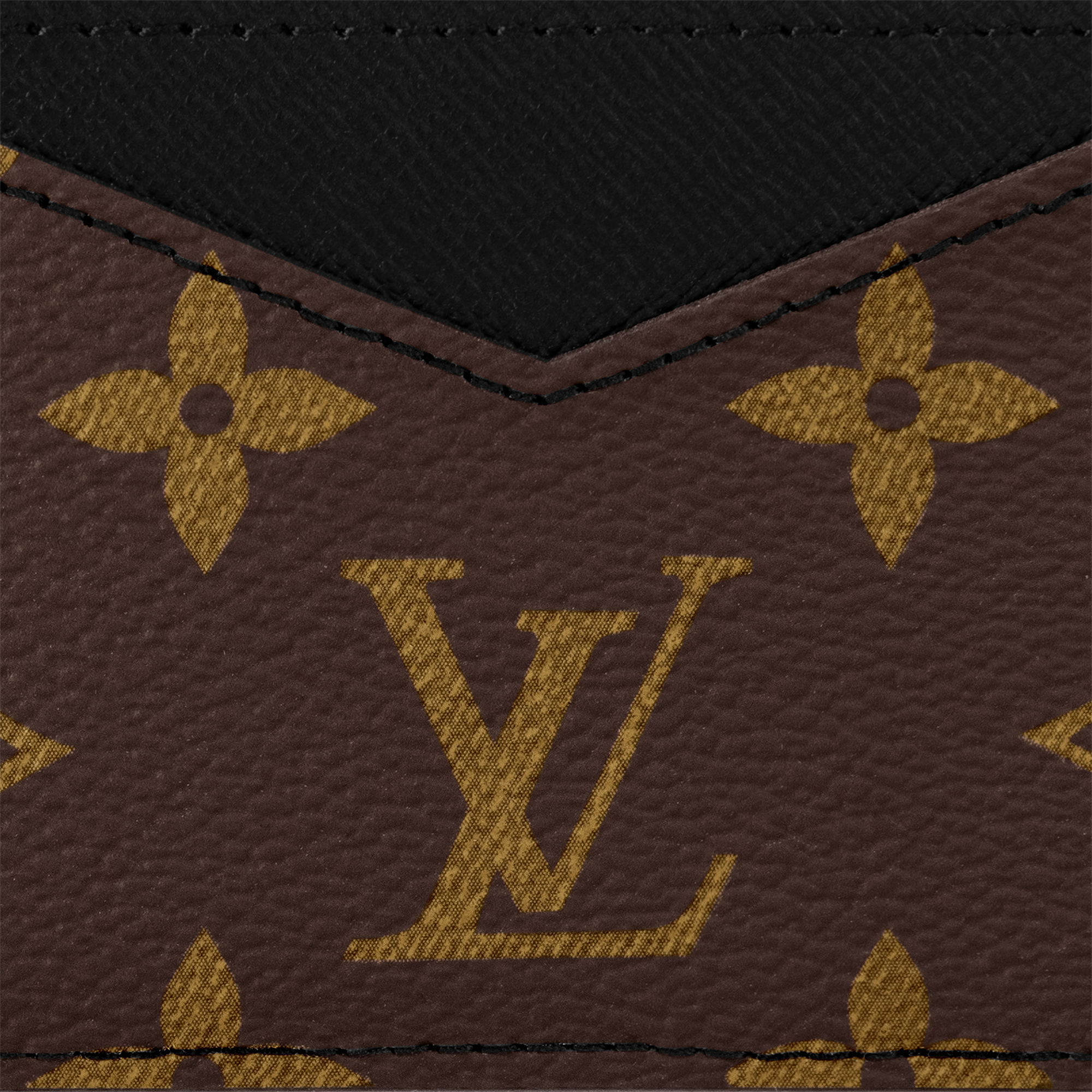 Neo Porte Cartes Toile Monogram Macassar Cadeaux Cadeaux Fête des Pères } | LOUIS VUITTON (Zoom produit)