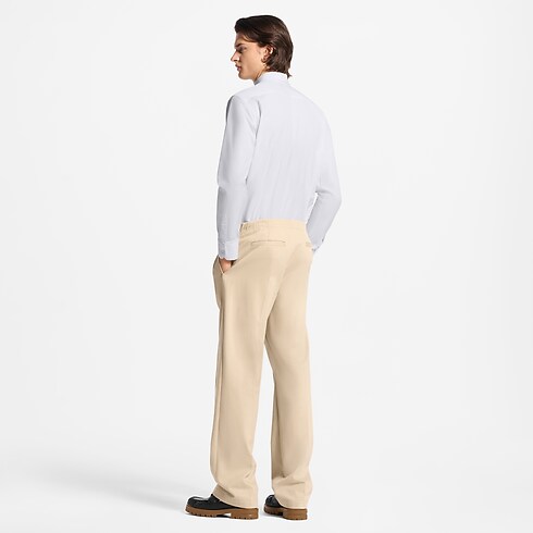 Pantalon à taille élastique à signature LV vue ambiance