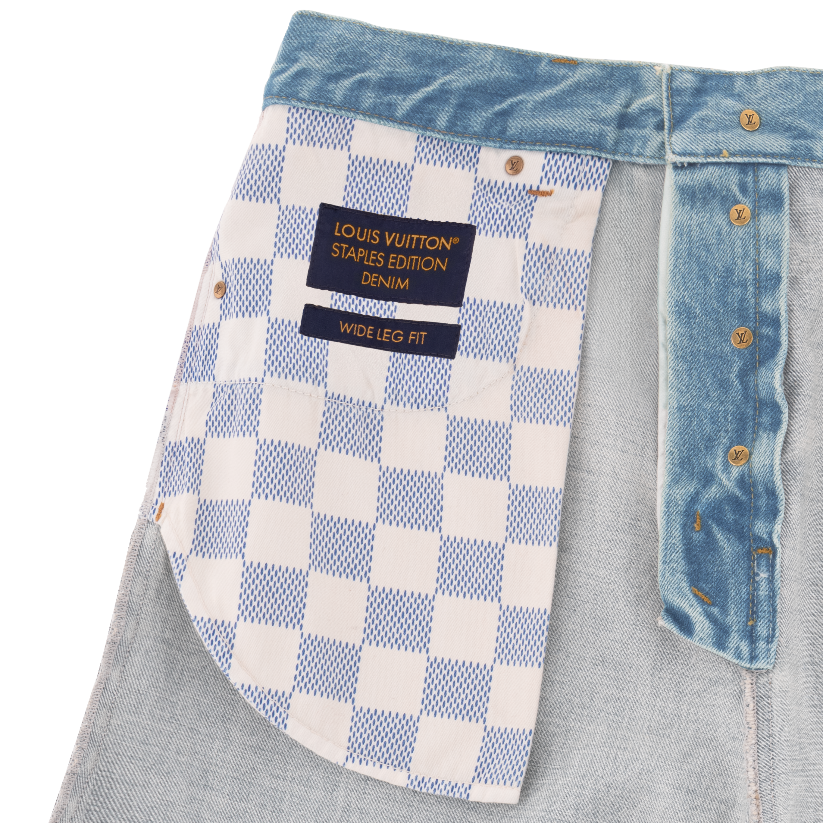 Pantalon ample en denim  Homme Prêt-à-porter Pièces en denim | LOUIS VUITTON (Zoom produit)