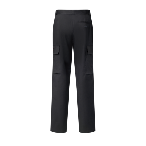 Pantalon cargo à signatures vue arrière