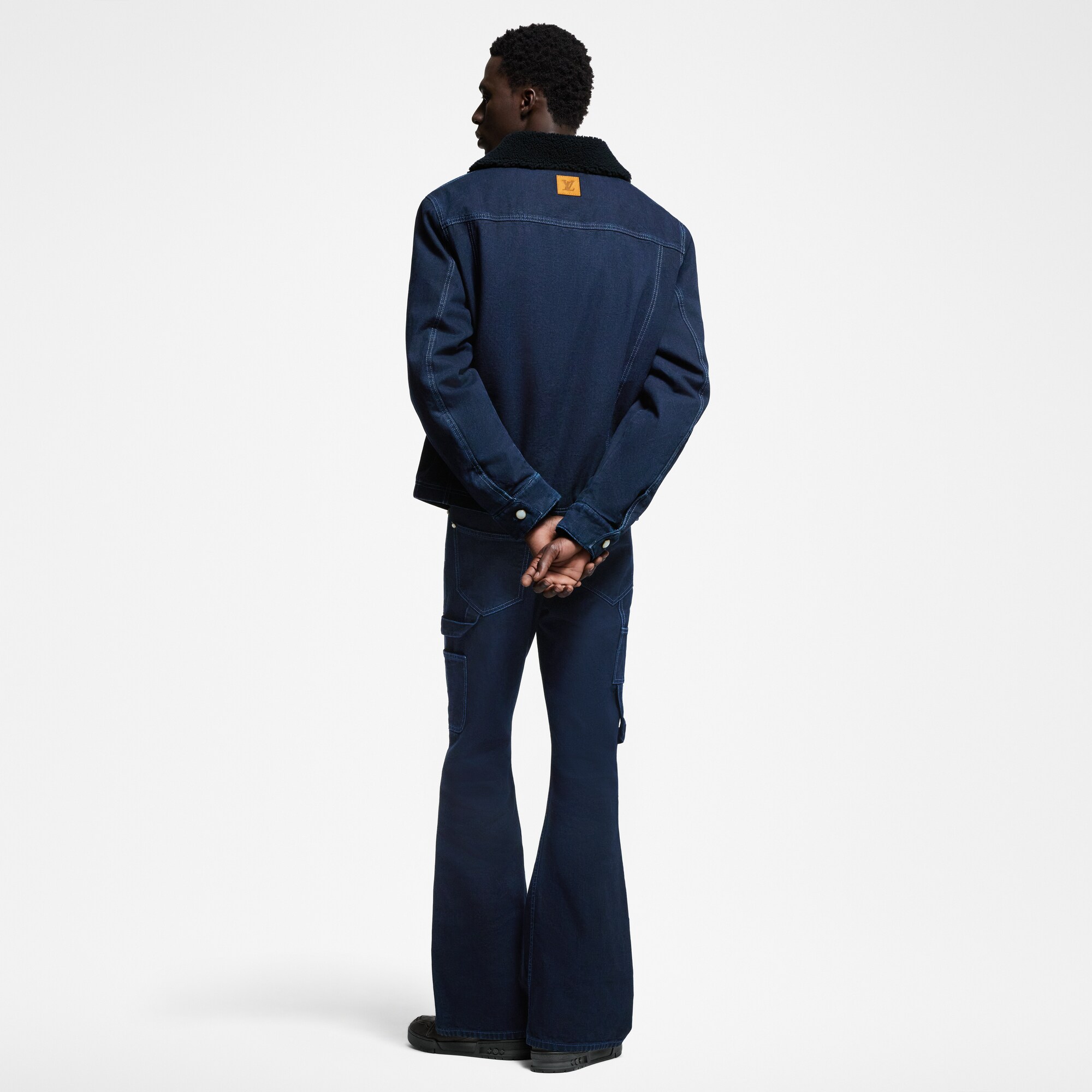 Pantalon carpenter en denim  Homme Prêt-à-porter Pièces en denim | LOUIS VUITTON (Zoom produit)