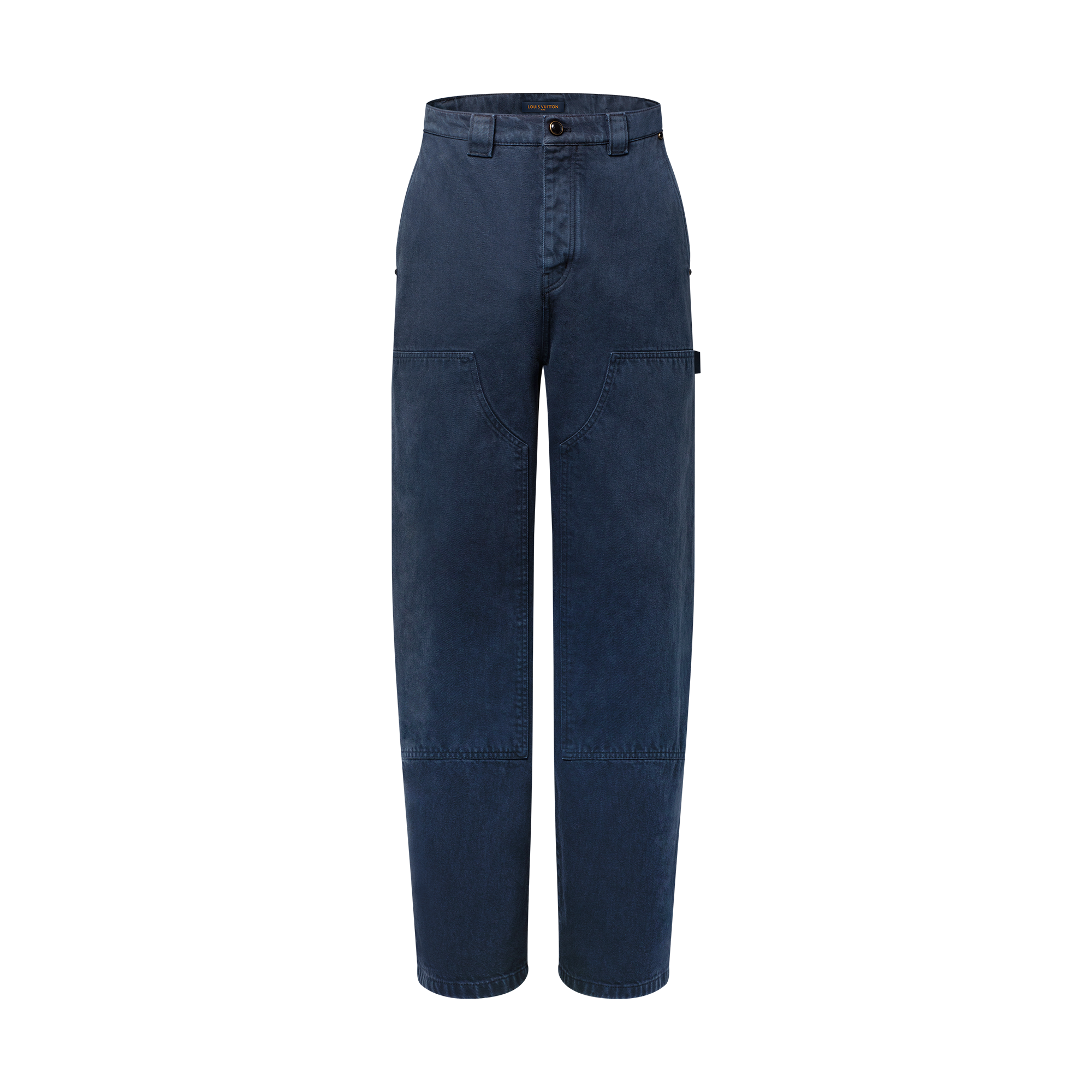 Pantalon carpenter en denim teint en plongée  Homme Prêt-à-porter Pièces en denim | LOUIS VUITTON (Zoom produit)