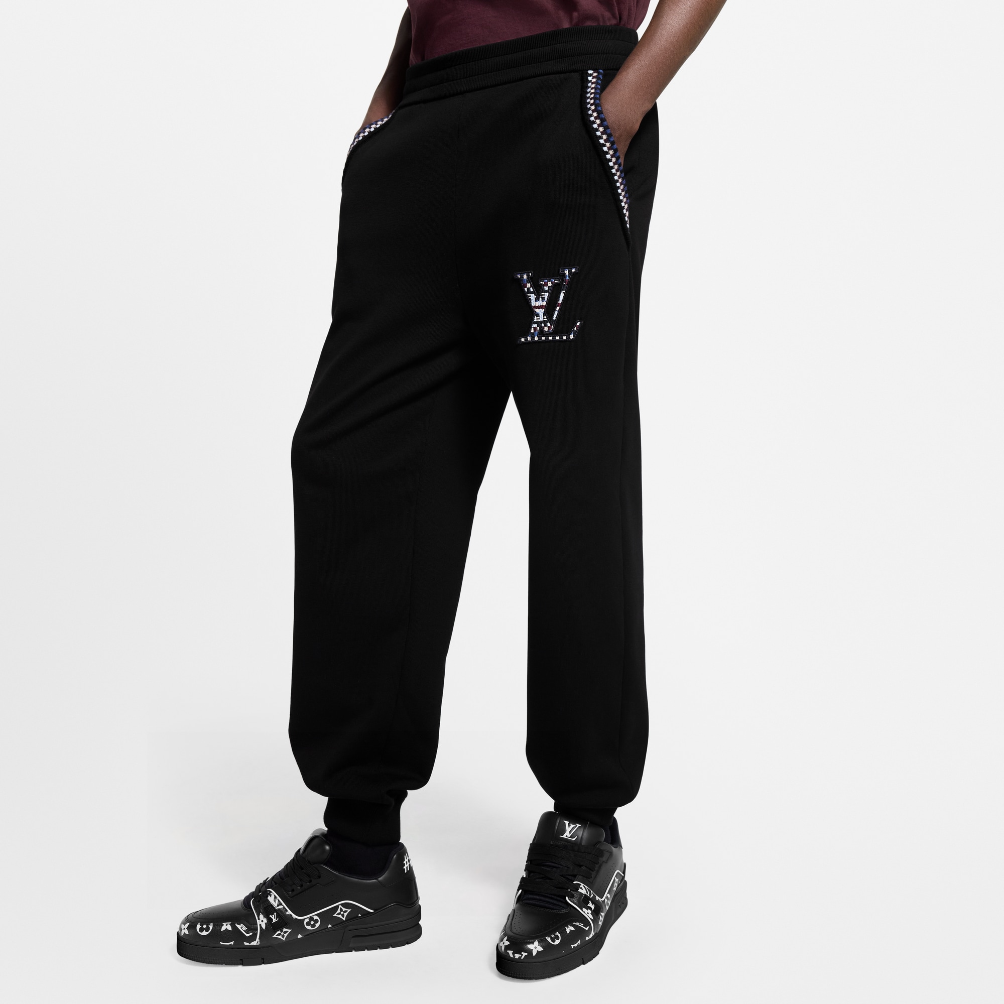 Louis Vuitton Survetement Homme De Luxe Pantalon De Jogging