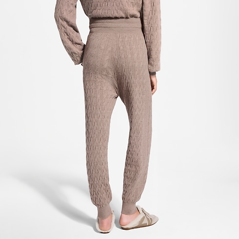 Pantalon de jogging en maille torsadée Femme Prêt-à-porter Maille | LOUIS VUITTON (Zoom produit)