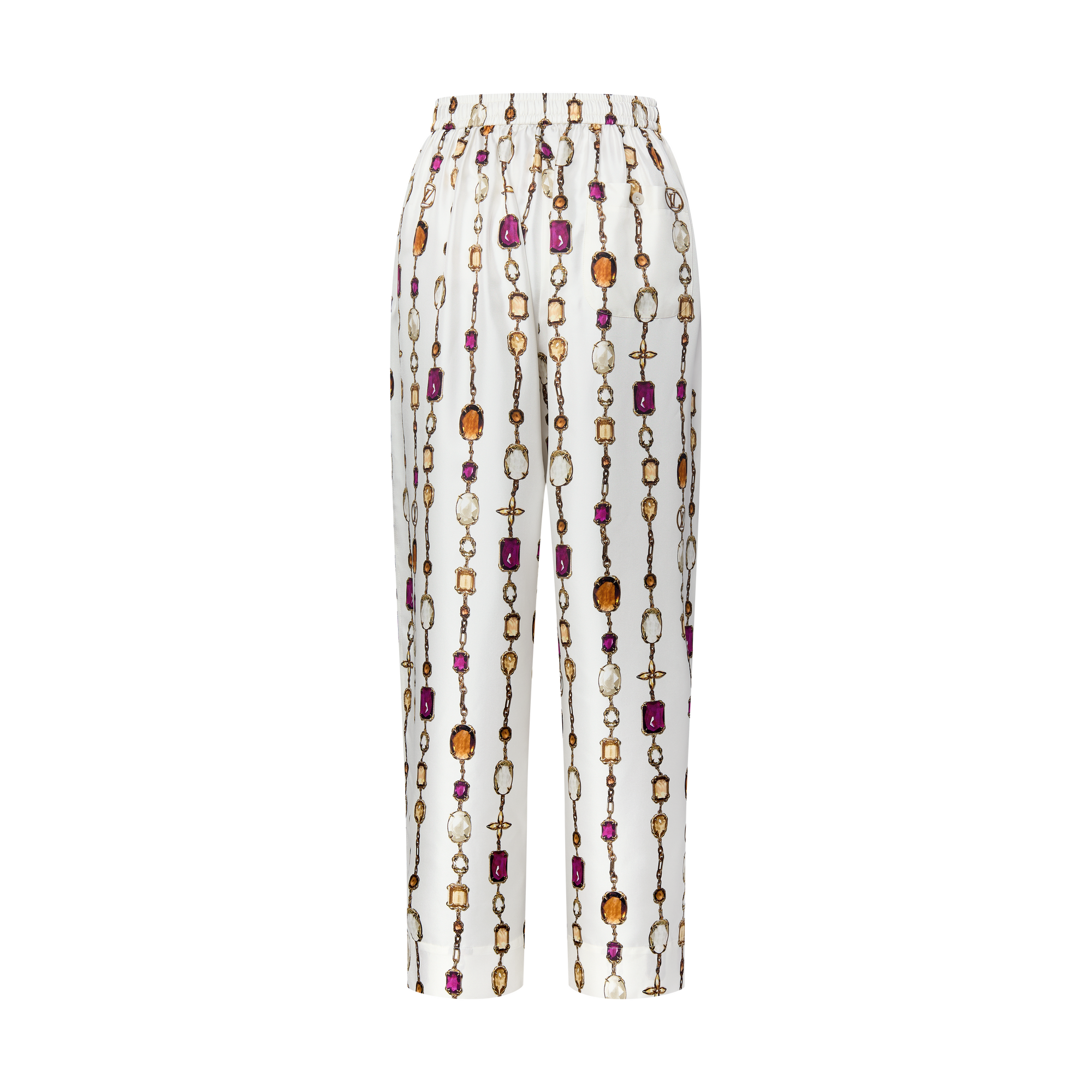 Pantalon de pyjama à imprimé collier  Femme Prêt-à-porter Pantalons | LOUIS VUITTON (Zoom produit)