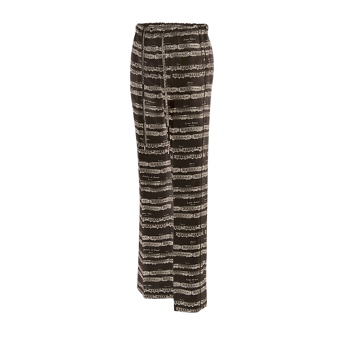Pantalon de pyjama à imprimé trains Femme Prêt-à-porter Nouveautés Prêt-à-porter | LOUIS VUITTON (Zoom produit)