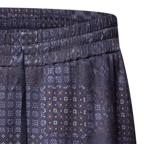 Pantalon de pyjama Damier en soie mélangée Homme Prêt-à-porter Tout le prêt-à-porter | LOUIS VUITTON (Zoom produit)