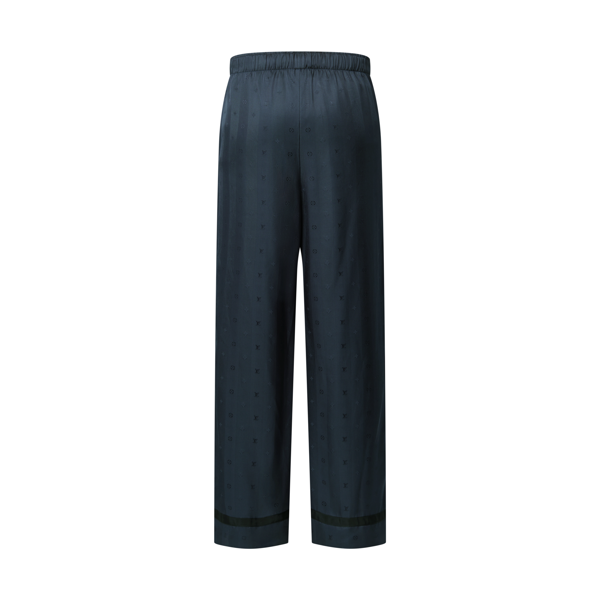 Pantalon de pyjama Monogram en soie mélangée  Homme Prêt-à-porter Pantalons | LOUIS VUITTON (Zoom produit)