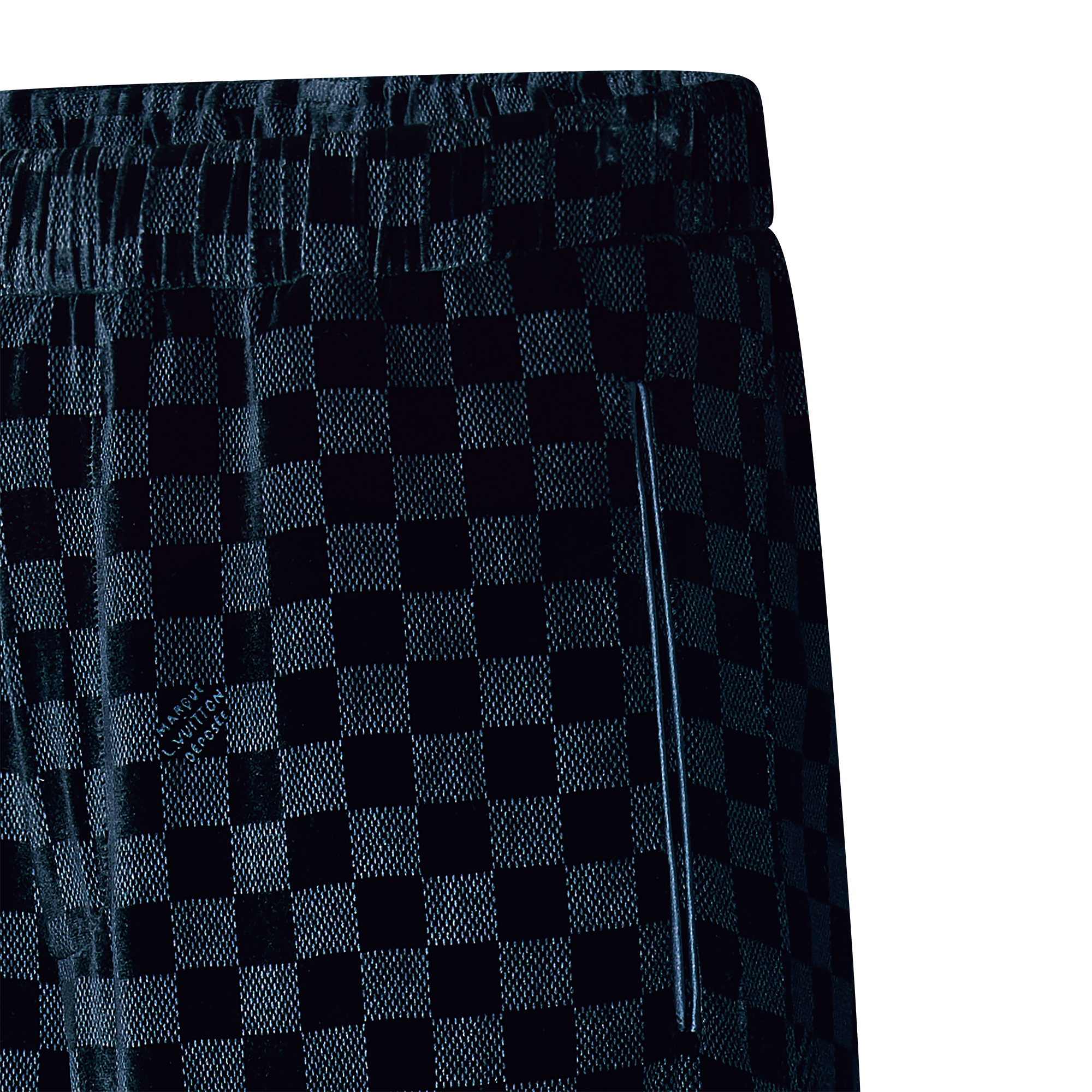 Pantalon de soirée style pyjama en velours de soie  Homme Prêt-à-porter Pantalons | LOUIS VUITTON (Zoom produit)