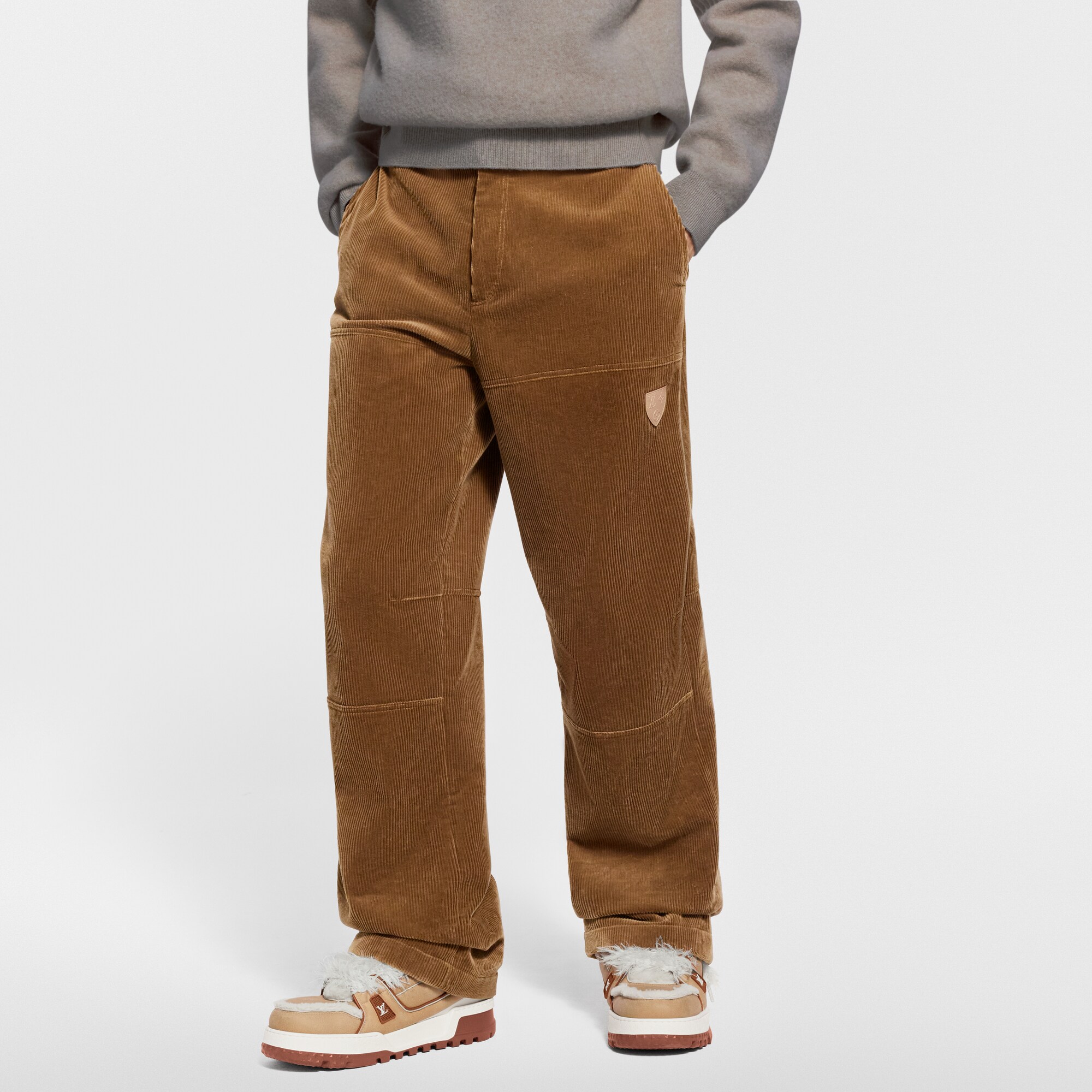 Pantalon décontracté en velours côtelé  Homme Prêt-à-porter Pantalons | LOUIS VUITTON (Zoom produit)