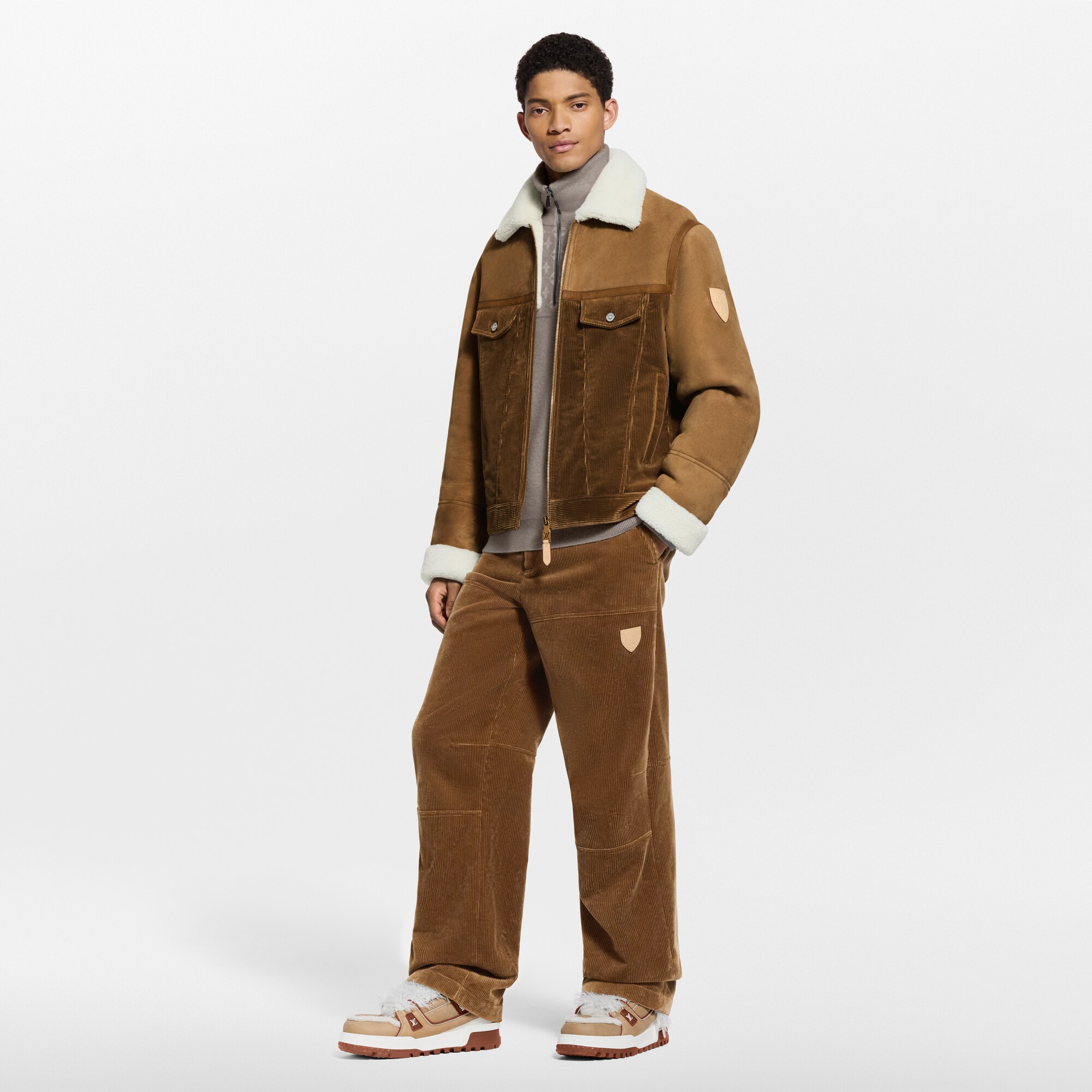 Pantalon décontracté en velours côtelé  Homme Prêt-à-porter Pantalons | LOUIS VUITTON (Zoom produit)