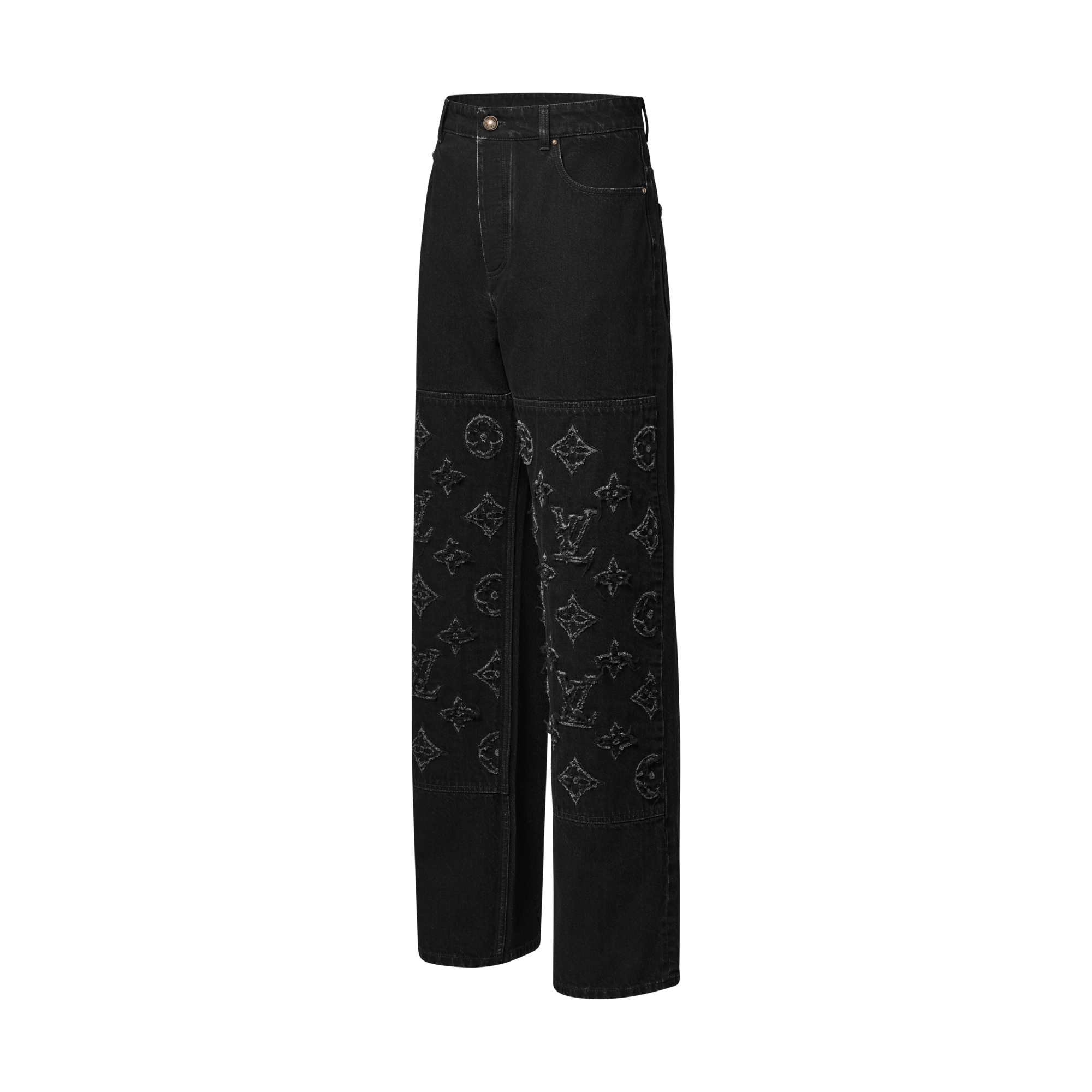 Pantalon en denim Monogram Destroy  Homme Prêt-à-porter Pièces en denim | LOUIS VUITTON (Zoom produit)