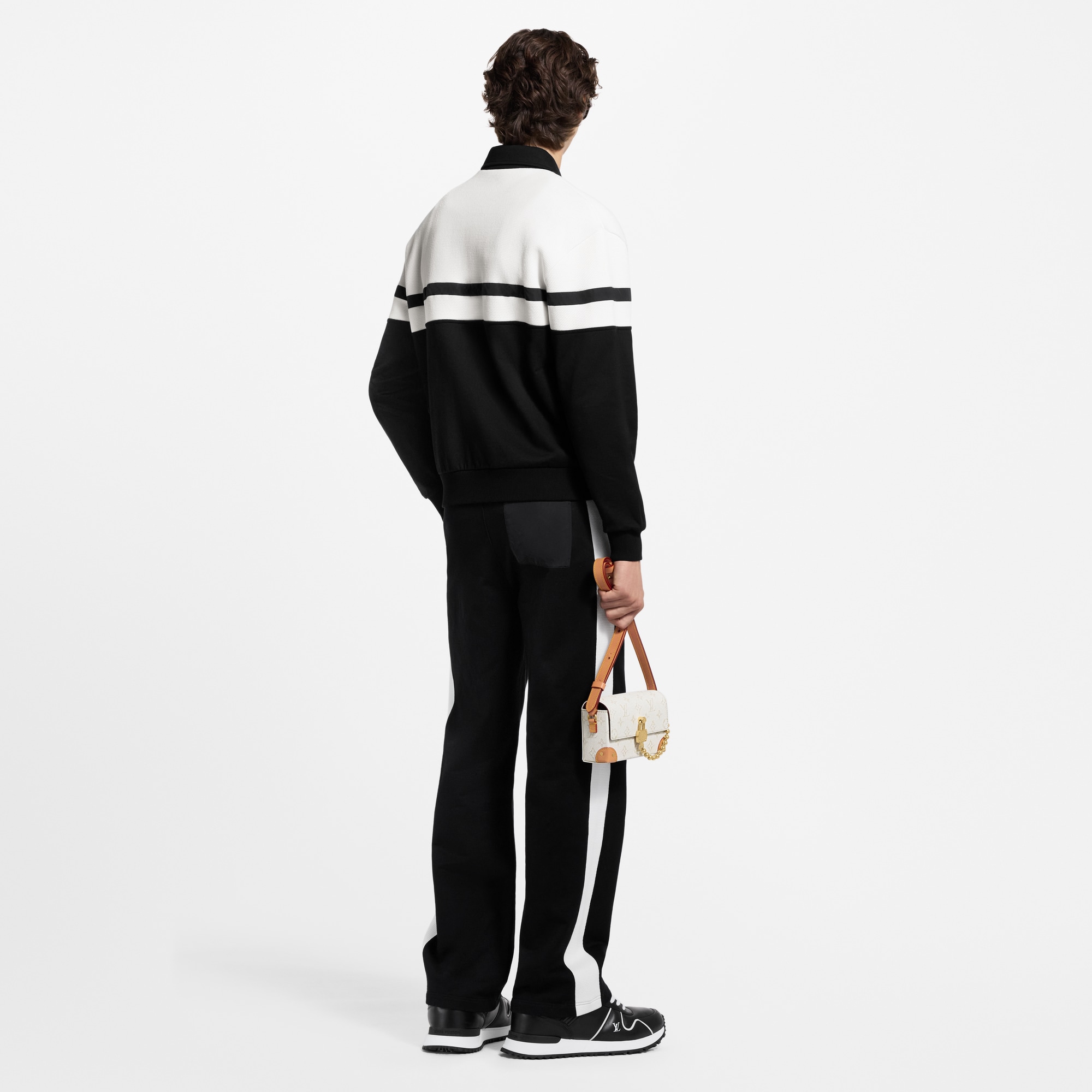 Pantalon en jersey bi-matière  Homme Prêt-à-porter Tout le prêt-à-porter | LOUIS VUITTON (Zoom produit)