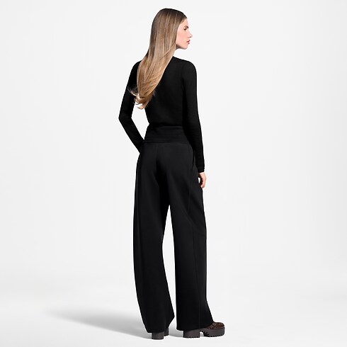 Pantalon en jersey technique à bordure Mahina Femme Prêt-à-porter Pantalons et shorts | LOUIS VUITTON (Zoom produit)