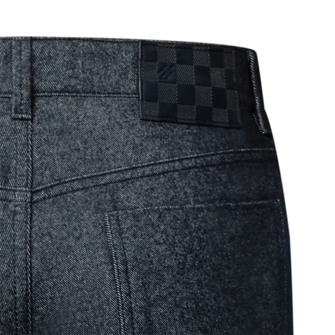 Pantalon formel en denim et cachemire Homme Prêt-à-porter Pièces en denim | LOUIS VUITTON (Zoom produit)