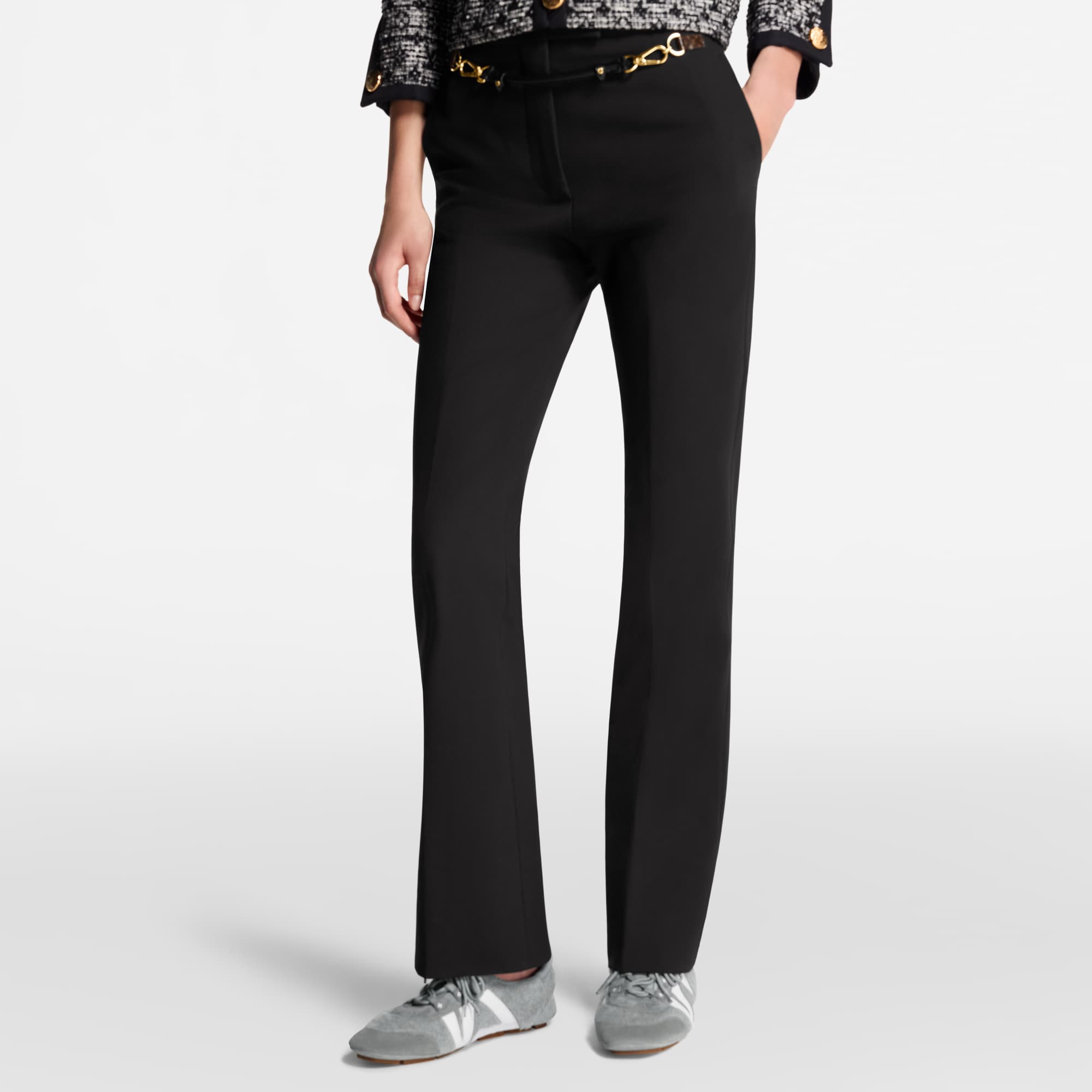 Pantalon habillé à ceinture  Femme Prêt-à-porter Pantalons | LOUIS VUITTON (Zoom produit)