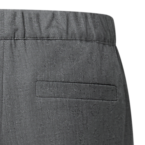 Pantalon Monogram à taille élastique Homme Nouveautés Homme } | LOUIS VUITTON (Zoom produit)
