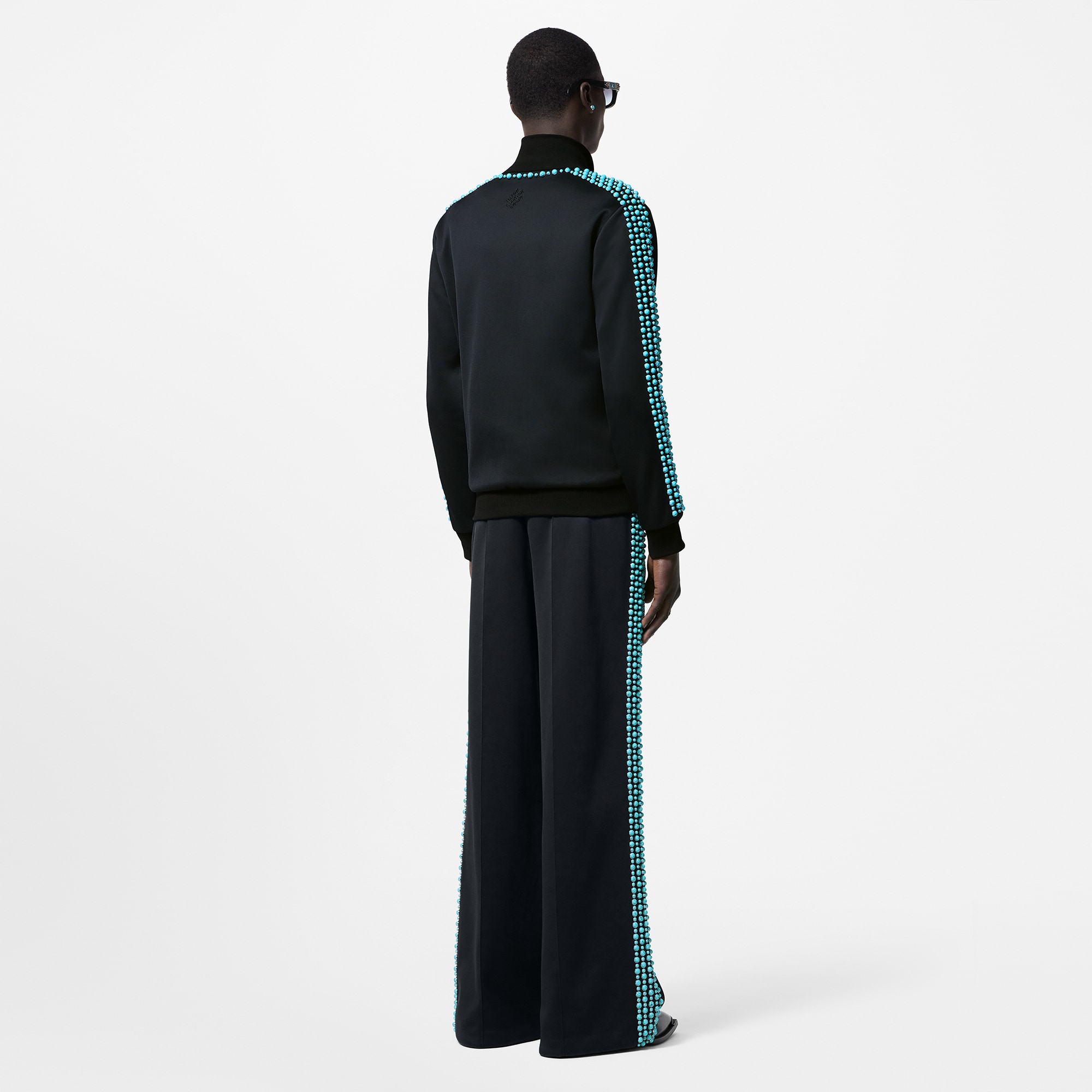 Pantalon sportswear ornementé en coton  Homme Prêt-à-porter Pantalons | LOUIS VUITTON (Zoom produit)