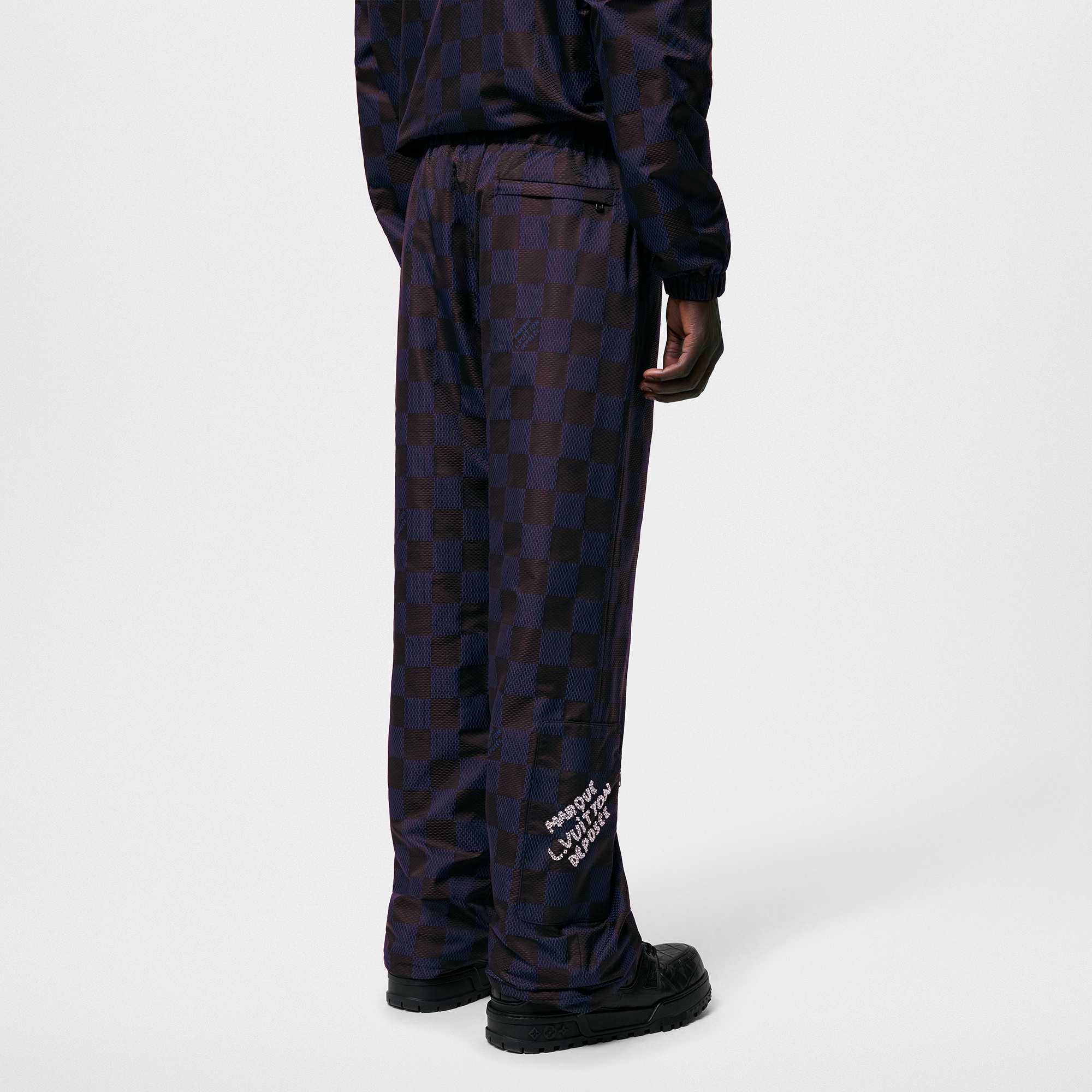 Pantalon technique Damier en nylon  Homme Prêt-à-porter Pantalons | LOUIS VUITTON (Zoom produit)