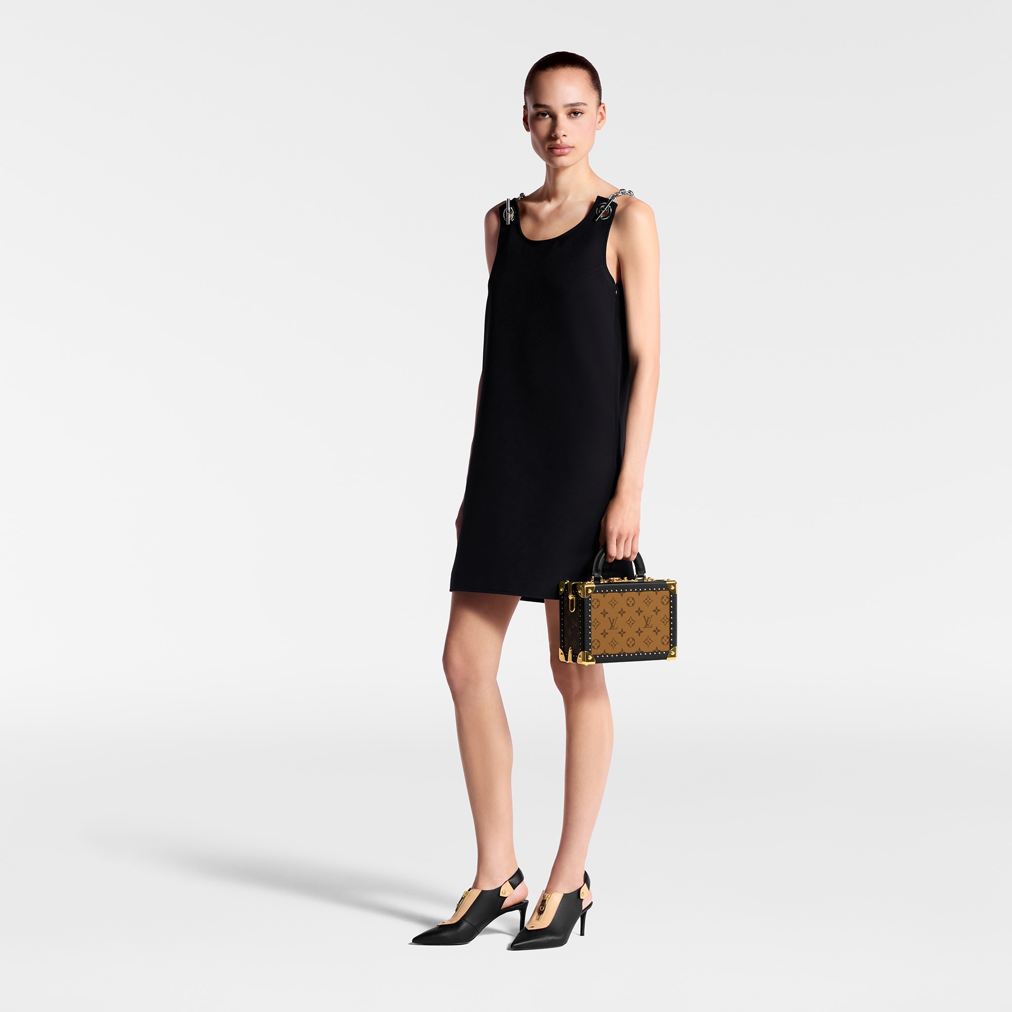 Petite Valise Monogram Reverse Toile Monogram Reverse Les Extraordinaires Rigides Wearable Trunks | LOUIS VUITTON (Zoom produit)