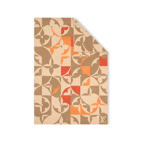 Plaid Flower Puzzle 140 x 200 Malles, Voyage et Maison Maison et Art de la Table Textile de Maison | LOUIS VUITTON (Zoom produit)