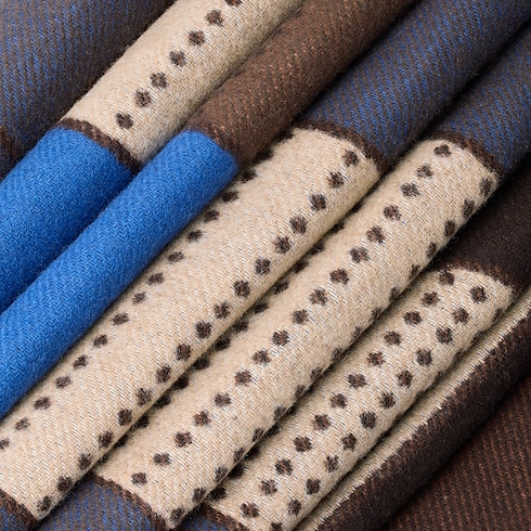 Plaid Vinyl 140 x 200 Maison, Art de vivre et Librairie Textile de Maison } | LOUIS VUITTON (Zoom produit)