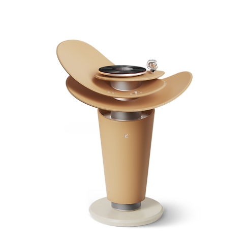 Platine vinyle Magnolia Cuir Naturel Beige / Marbre Beige Malles, Voyage et Maison Maison et Art de la Table Décoration | LOUIS VUITTON (Zoom produit)