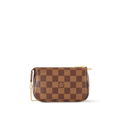 Pochette Accessoires Mini Toile Damier Ébène Femme Portefeuilles et petite maroquinerie Tous les portefeuilles et petite maroquinerie | LOUIS VUITTON (Zoom produit)
