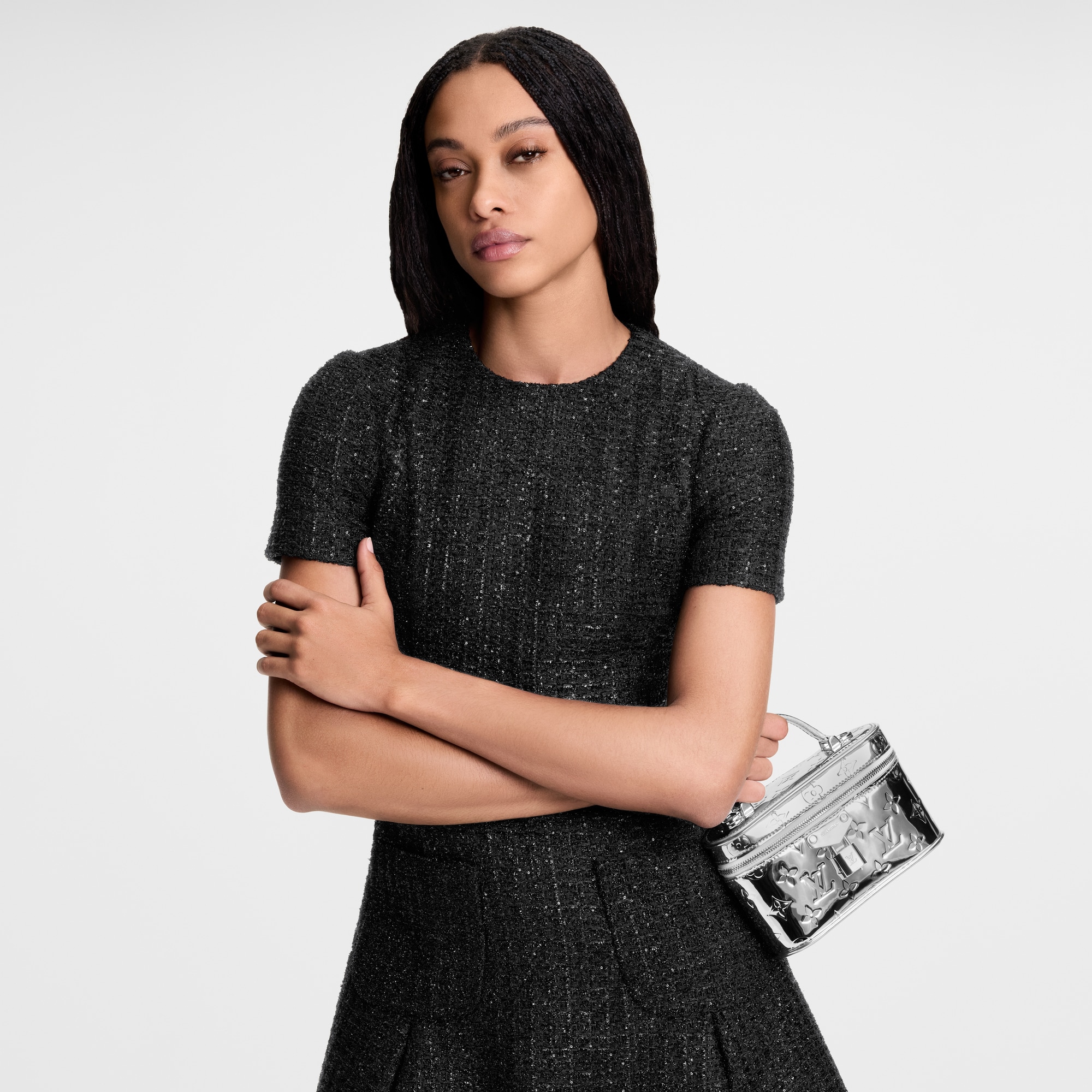 Pochette chaîne Vanity Autres Toiles Monogram Femme Portefeuilles et petite maroquinerie Pochettes et micro sacs | LOUIS VUITTON (Zoom produit)