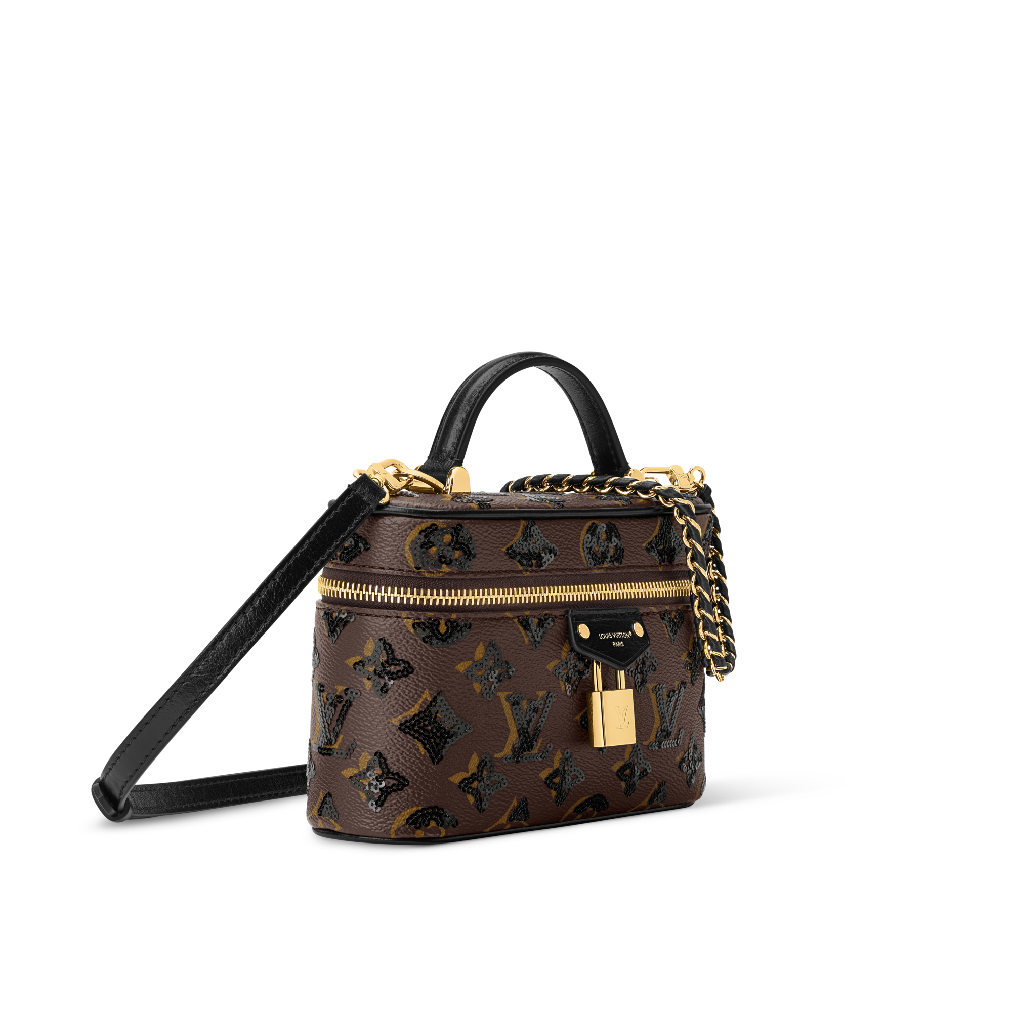 Pochette chaîne Vanity Autres Toiles Monogram Femme Portefeuilles et petite maroquinerie Pochettes et micro sacs | LOUIS VUITTON (Zoom produit)