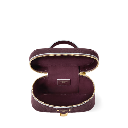 Pochette chaîne Vanity Cuir Monogram Empreinte Femme Portefeuilles et petite maroquinerie Portefeuille chaîne et micro sacs | LOUIS VUITTON (Zoom produit)