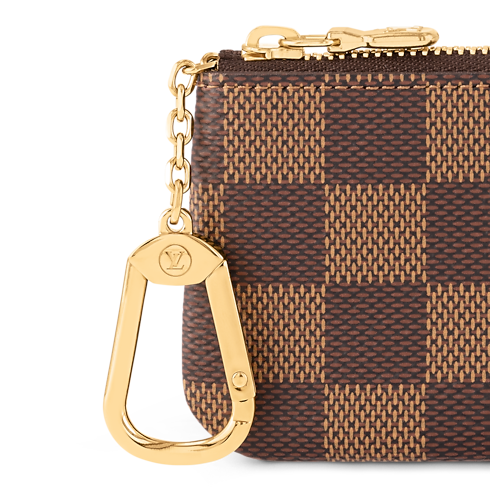 Pochette clés Toile Damier Ébène Femme Portefeuilles et petite maroquinerie Tous les portefeuilles et petite maroquinerie | LOUIS VUITTON (Zoom produit)
