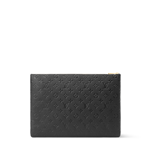 Pochette clés L Cuir Monogram Empreinte Femme Portefeuilles et petite maroquinerie Porte-cartes et porte-clés | LOUIS VUITTON (Zoom produit)