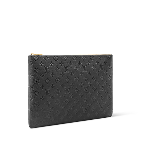 Pochette clés L Cuir Monogram Empreinte Femme Portefeuilles et petite maroquinerie Porte-cartes et porte-clés | LOUIS VUITTON (Zoom produit)