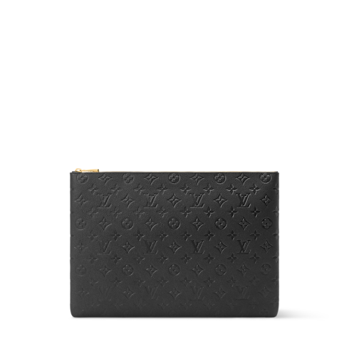 Pochette clés L Cuir Monogram Empreinte Femme Portefeuilles et petite maroquinerie Porte-cartes et porte-clés | LOUIS VUITTON (Zoom produit)