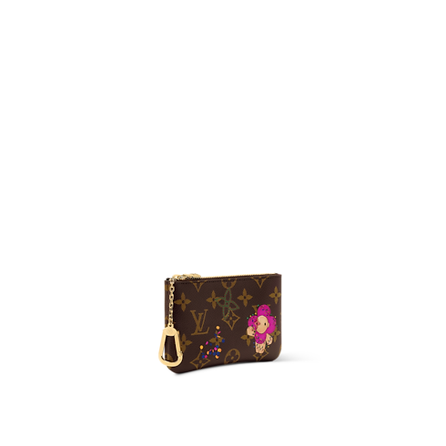 Pochette clés S Toile Monogram Femme Portefeuilles et petite maroquinerie Porte-cartes et porte-clés | LOUIS VUITTON (Zoom produit)