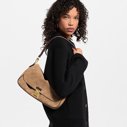 Pochette Métis Soft MM Cuir Monogram Empreinte Femme Sacs à main Sacs à main | LOUIS VUITTON (Zoom produit)