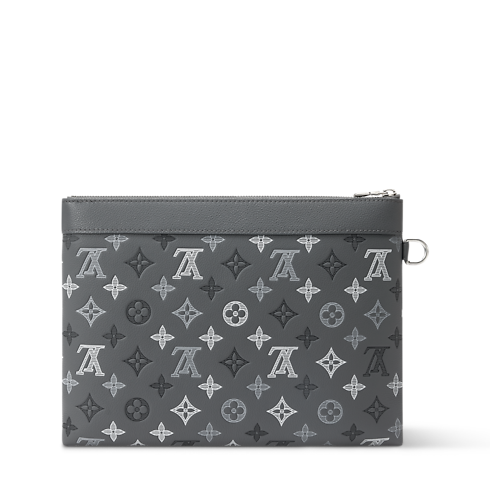 Pochette To-Go Monogram Shadow Homme Portefeuilles et petite maroquinerie Tous les portefeuilles et petite maroquinerie | LOUIS VUITTON (Zoom produit)