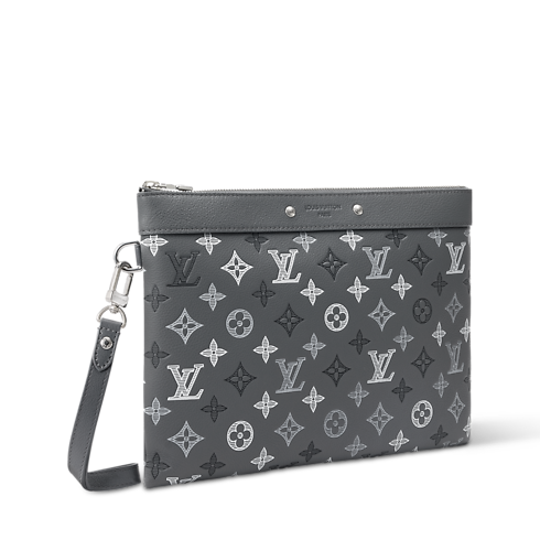 Pochette To-Go Monogram Shadow Homme Portefeuilles et petite maroquinerie Tous les portefeuilles et petite maroquinerie | LOUIS VUITTON (Zoom produit)
