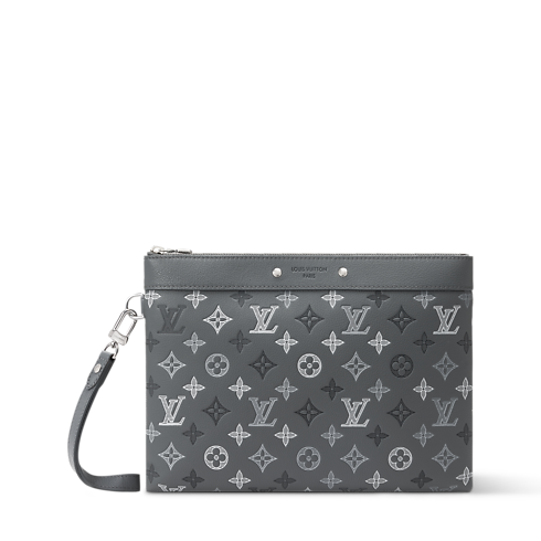 Pochette To-Go Monogram Shadow Homme Portefeuilles et petite maroquinerie Tous les portefeuilles et petite maroquinerie | LOUIS VUITTON (Zoom produit)