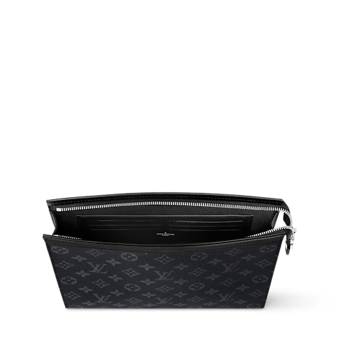 Pochette Voyage MM Monogram Eclipse Homme Portefeuilles et petite maroquinerie Tous les portefeuilles et petite maroquinerie | LOUIS VUITTON (Zoom produit)