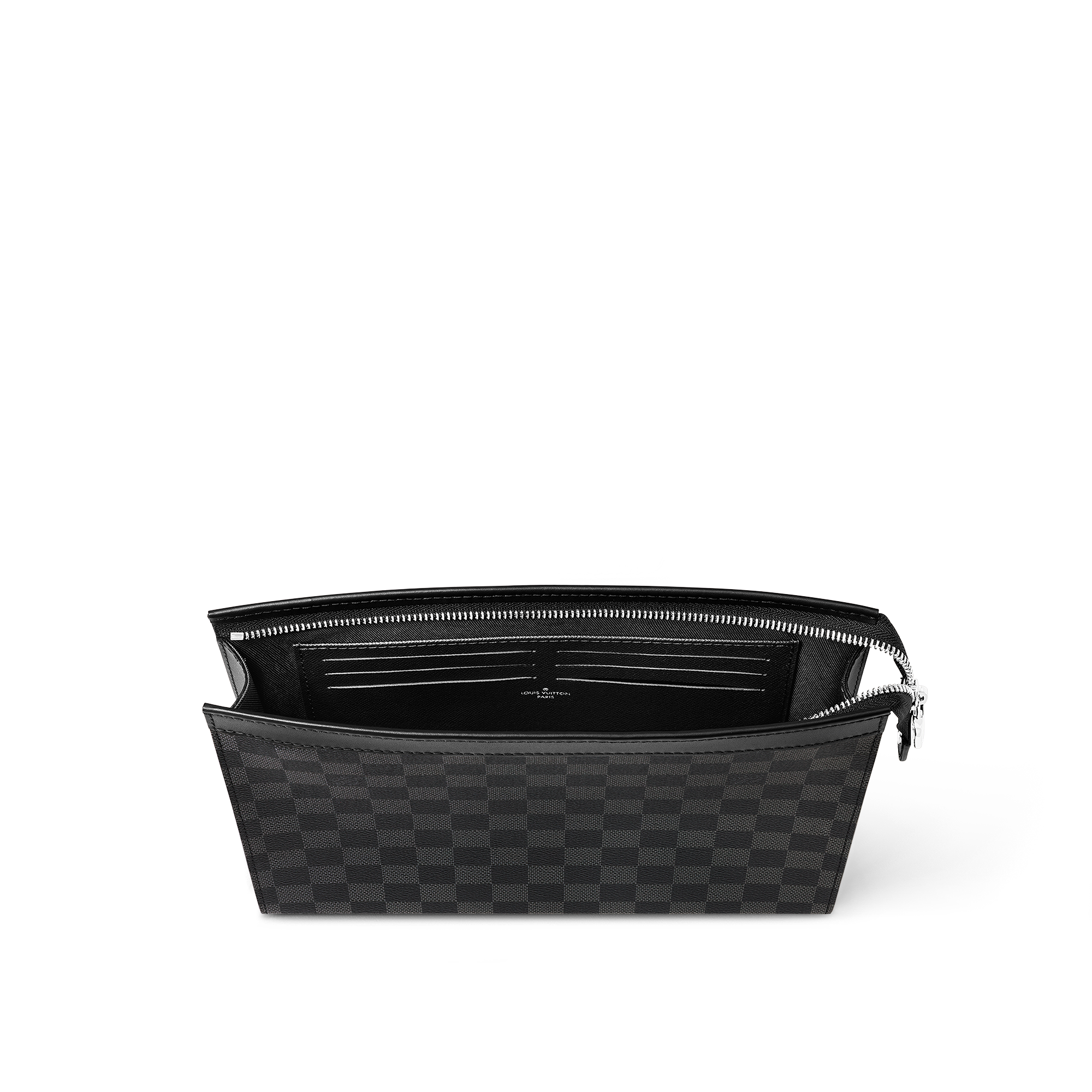 Pochette Voyage MM Toile Damier Graphite Homme Voyage Accessoires de voyage | LOUIS VUITTON (Zoom produit)