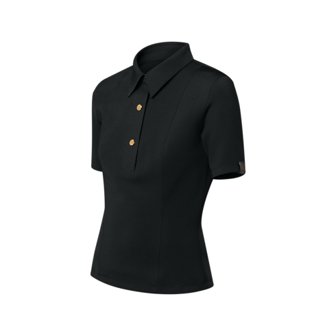 Polo en jersey technique Femme Prêt-à-porter Hauts | LOUIS VUITTON (Zoom produit)