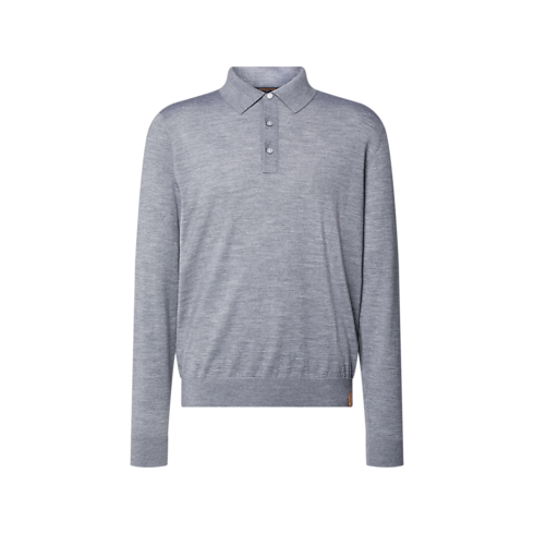 Polo manches longues en laine, soie et cachemire Homme Prêt-à-porter Tout le prêt-à-porter | LOUIS VUITTON (Zoom produit)