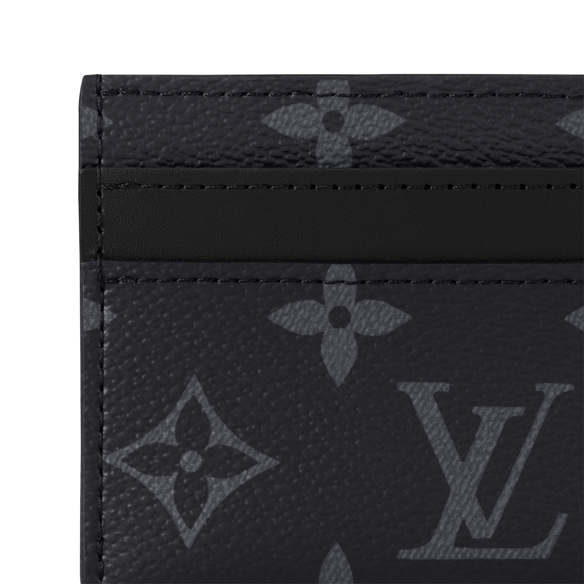 Porte-cartes Double Monogram Eclipse Cadeaux Family Month Gift Guide } | LOUIS VUITTON (Zoom produit)