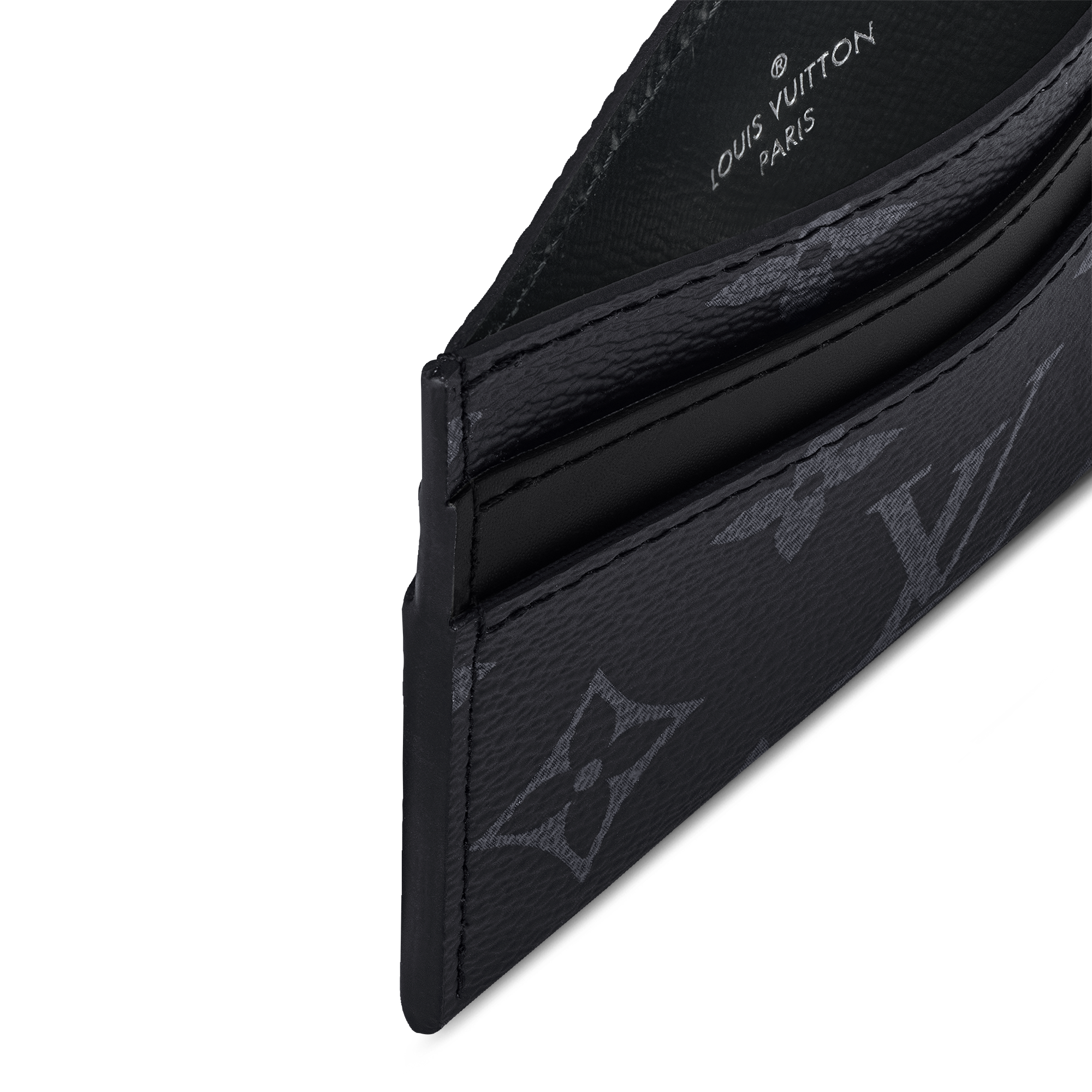 Porte-cartes Double Monogram Eclipse Cadeaux Family Month Gift Guide } | LOUIS VUITTON (Zoom produit)