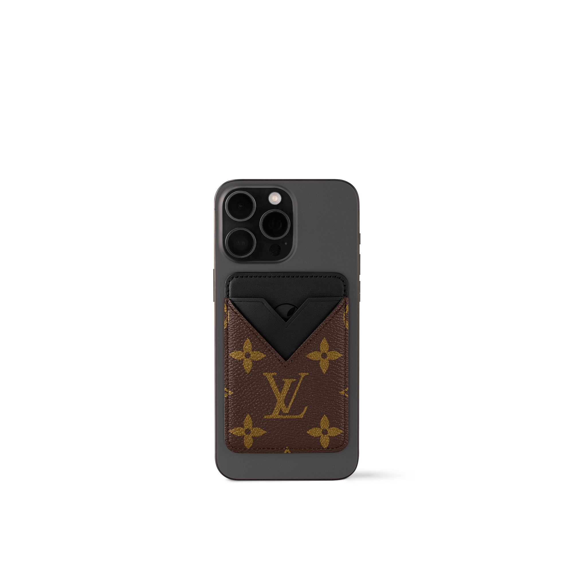 Porte-cartes Magnet Toile Monogram Macassar Malles, Voyage et Maison Objets et accessoires high-tech Accessoires pour smartphone | LOUIS VUITTON (Zoom produit)