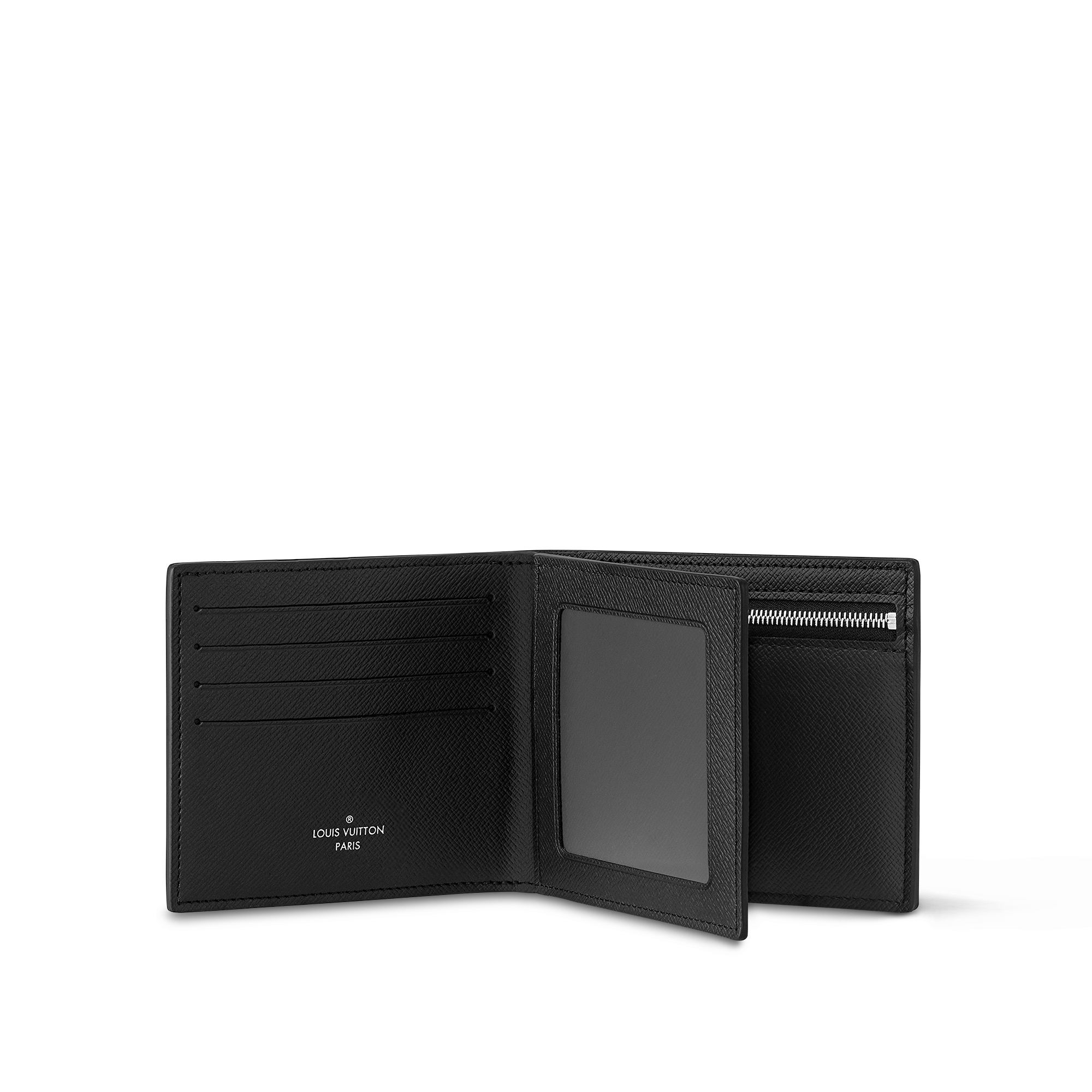 Portefeuille Amerigo Cuir Taïga Homme Personnalisation Petite Maroquinerie | LOUIS VUITTON (Zoom produit)