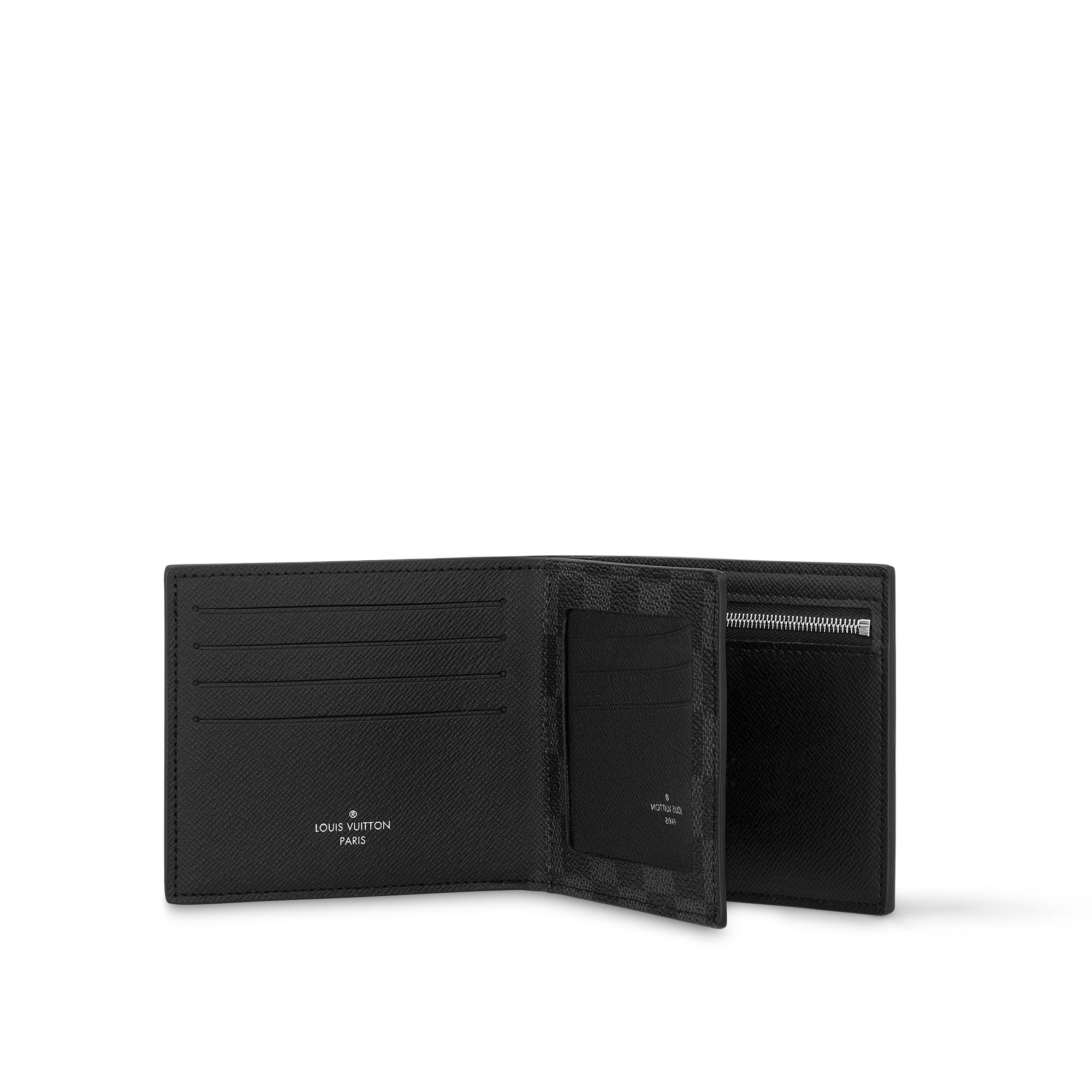 Portefeuille Amerigo Toile Damier Graphite Homme Personnalisation Petite Maroquinerie | LOUIS VUITTON (Zoom produit)